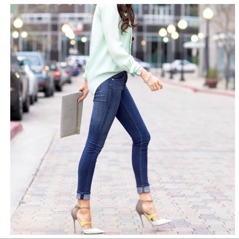 #51 Best selling Chic rolled skinny jeans